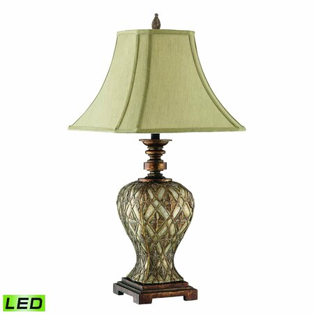 MARKETPLACE Jaela 31.25'' High 1-Light Table Lamp - Gold - Includes LED Bulb 98871-LED